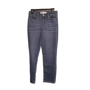 Levi's Modern Slim Jeans Blue Medium Wash Denim‎ Mid-Rise 5 Pocket 6M